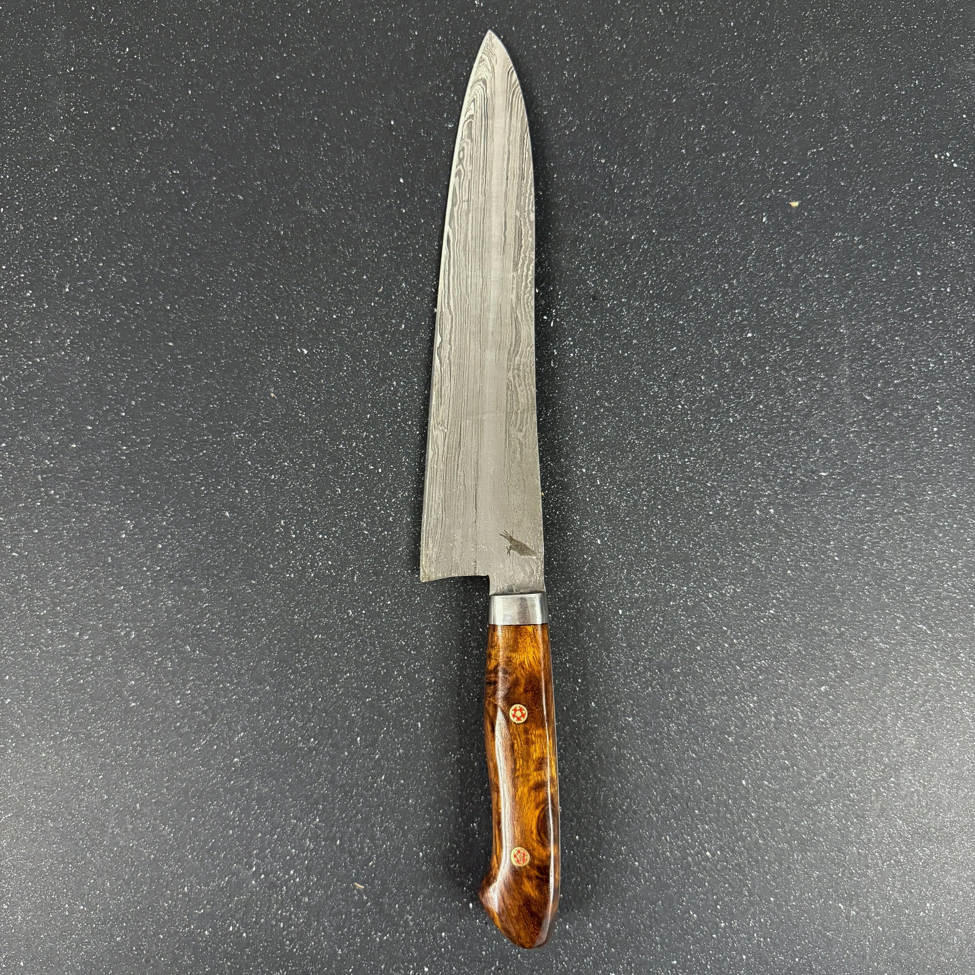 Cuchillo de Cocina de Acero Damasco 32cm "Tantauco"-Cuchillos