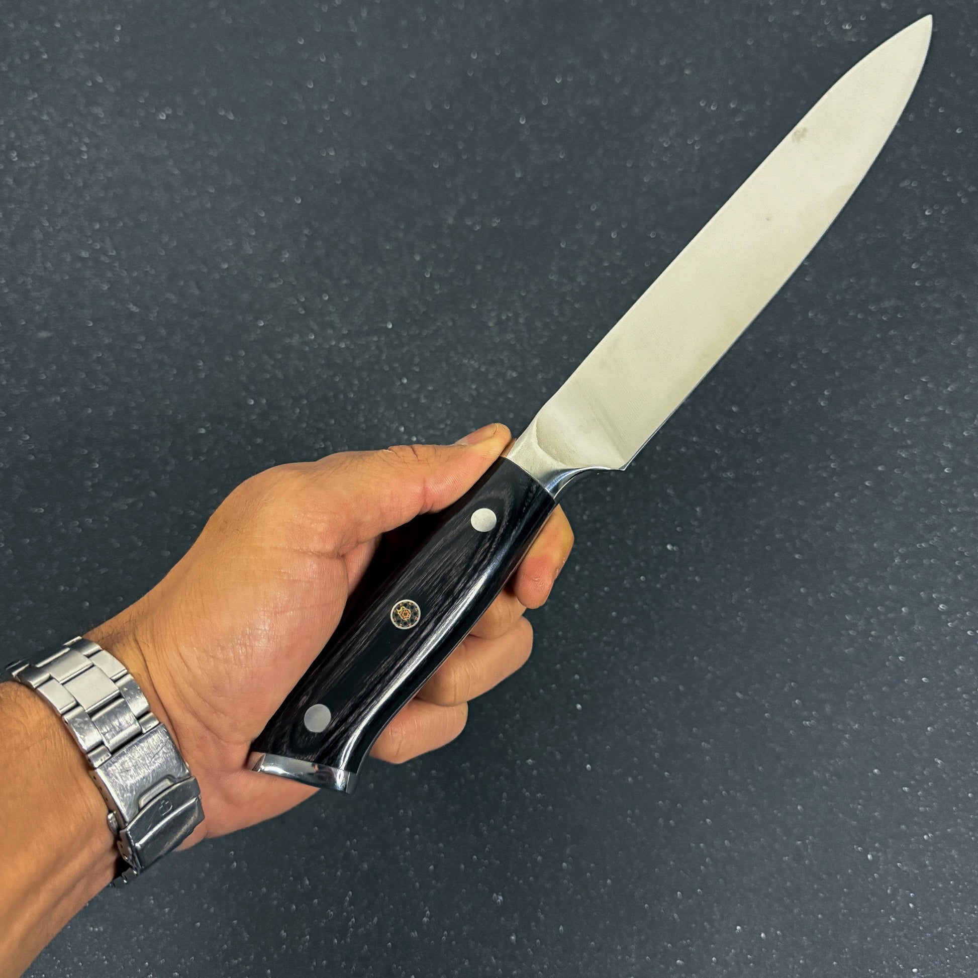 Cuchillo de Cocina de Acero Inoxidable 33cm "Copahue" Rauka-Cuchillos