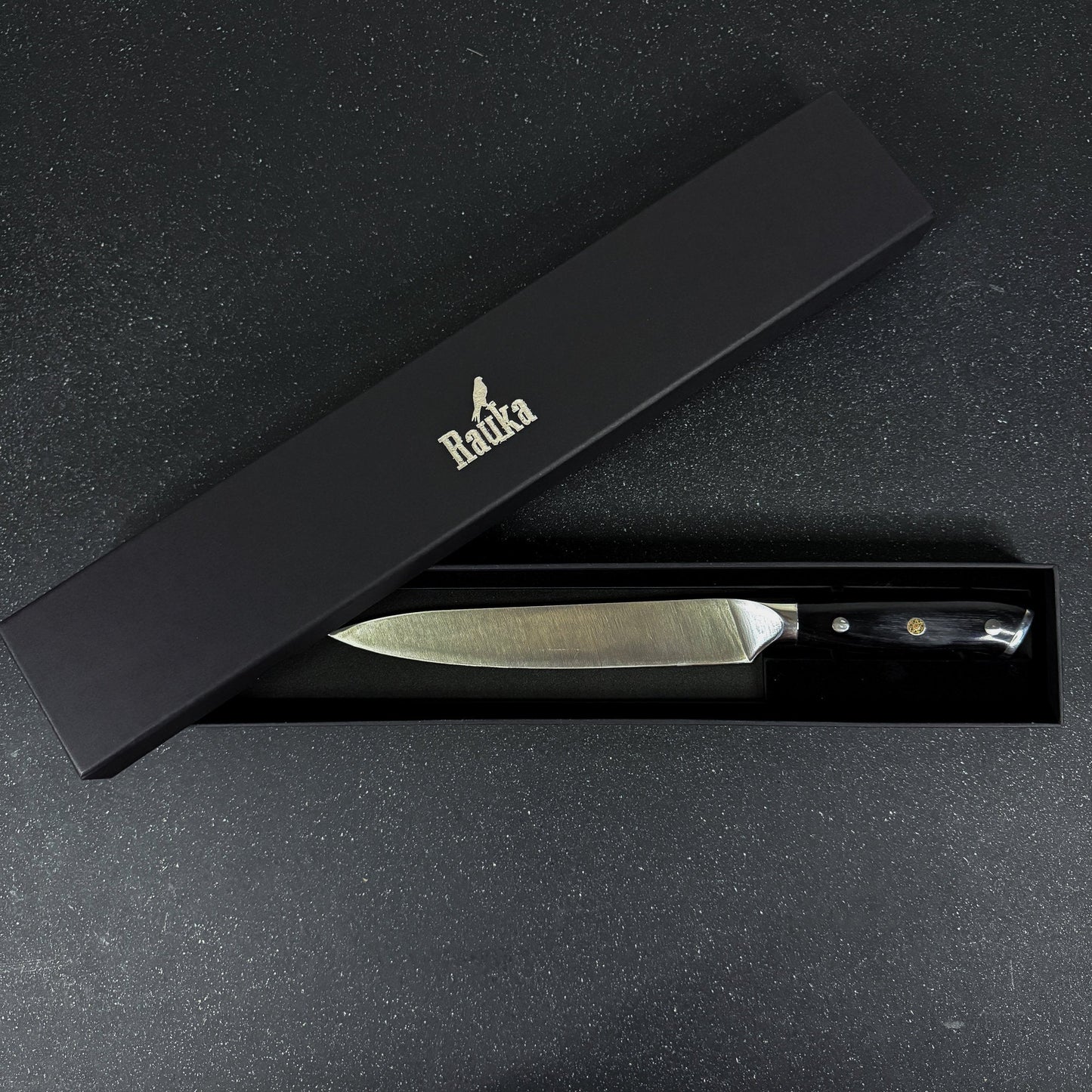 Cuchillo de Cocina de Acero Inoxidable 33cm "Copahue" Rauka-Cuchillos