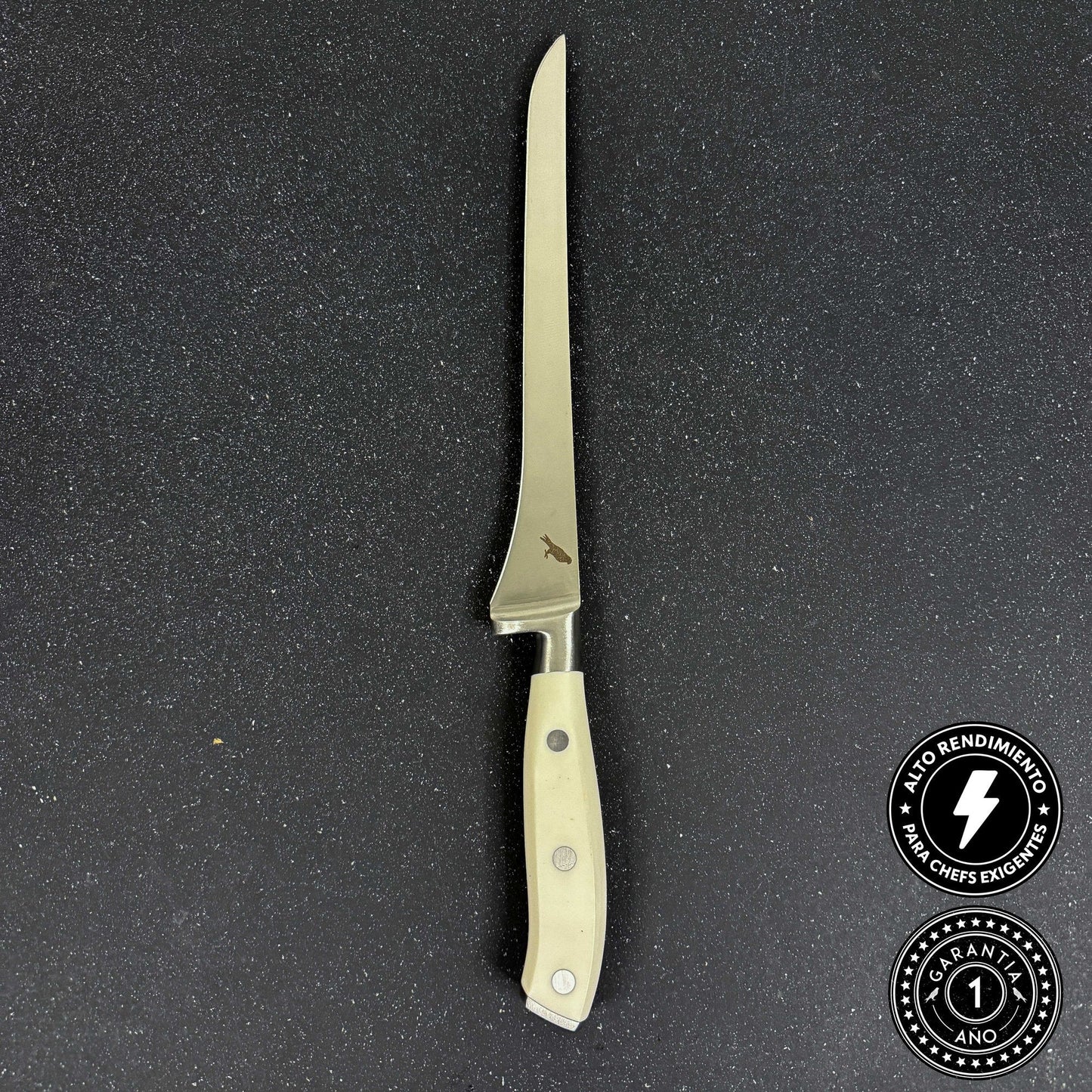 Cuchillo Fileteador de Cocina de Acero Inoxidable 33cm "La Paloma" Rauka-Cuchillos