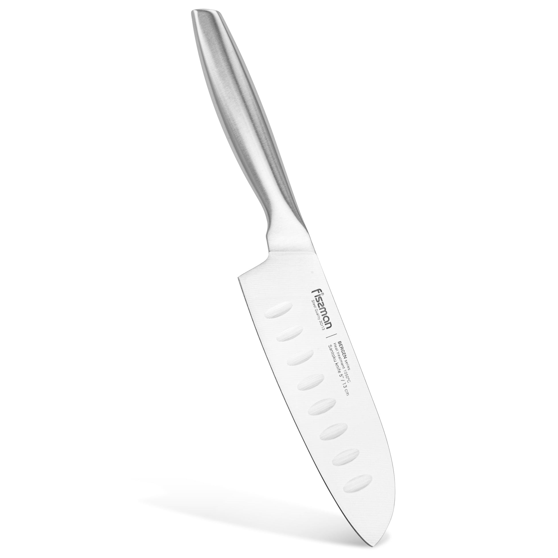 Cuchillo 5' Santoku Bergen 13cm Fissman2#acero