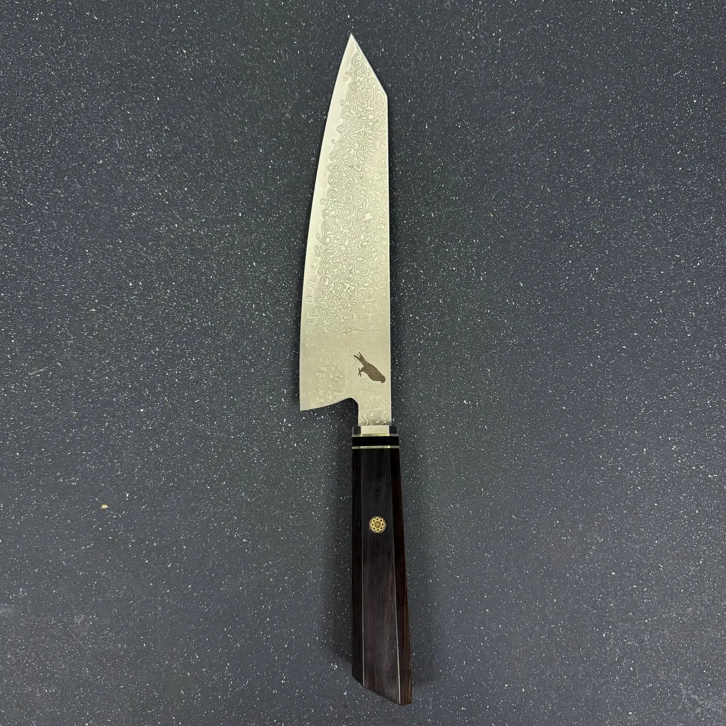 Cuchillo Kiritsuke de Cocina de Acero Damasco 34cm "Kiru" Rauka-Cuchillos