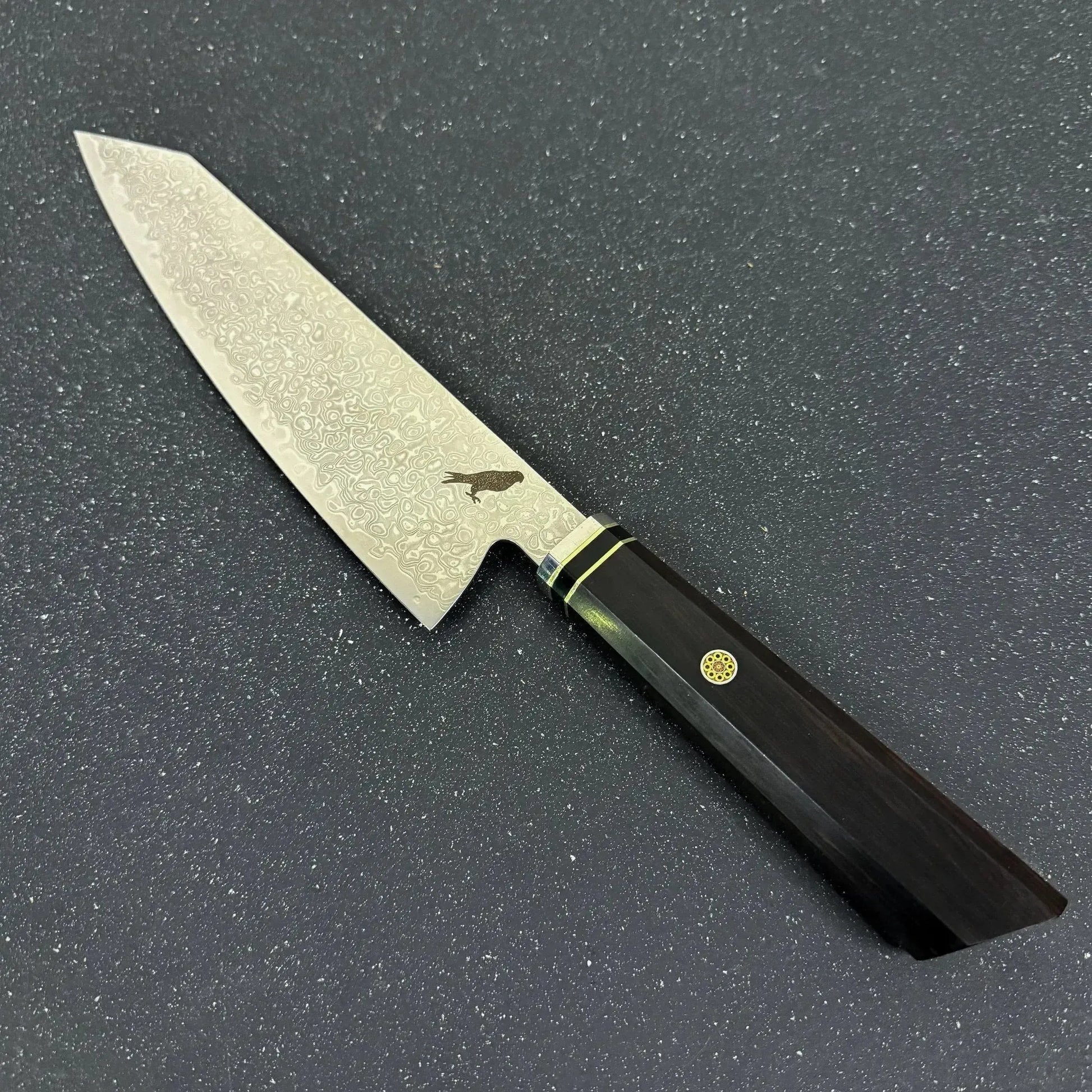 Cuchillo Kiritsuke de Cocina de Acero Damasco 34cm "Kiru" Rauka-Cuchillos