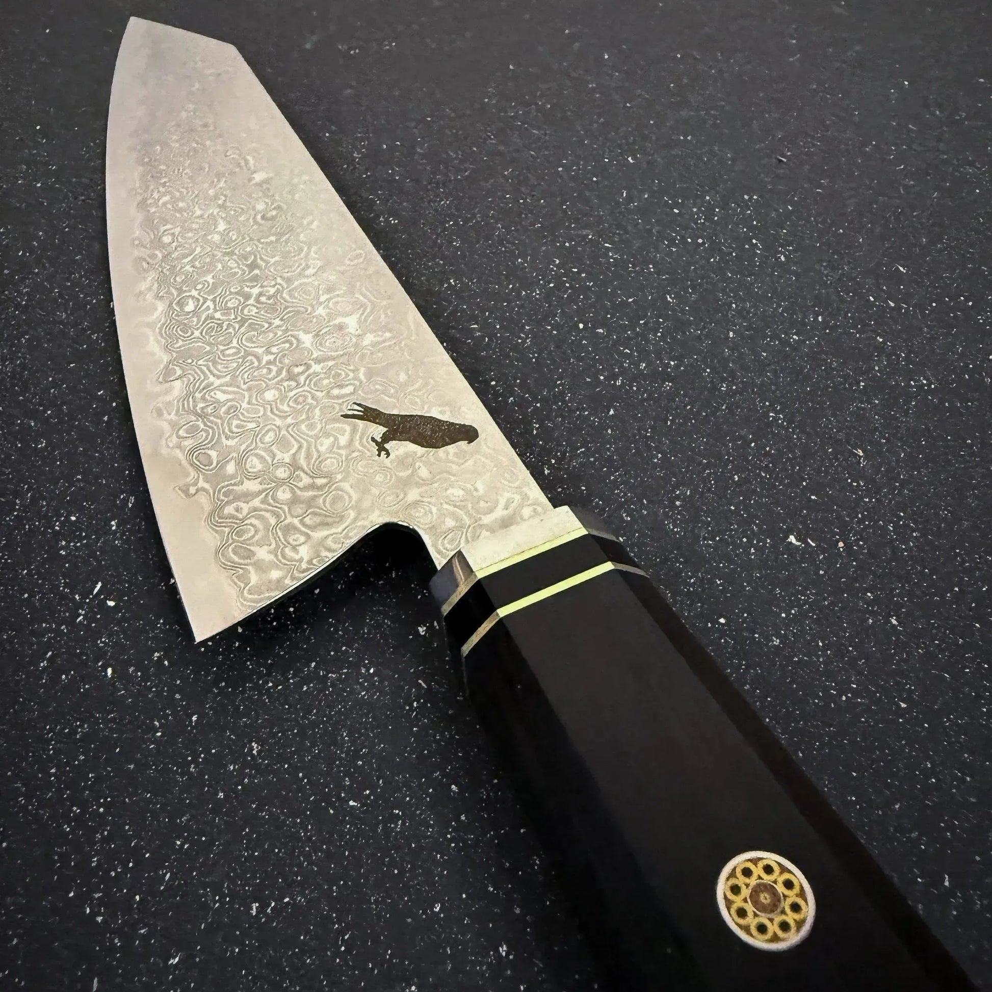 Cuchillo Kiritsuke de Cocina de Acero Damasco 34cm "Kiru" Rauka-Cuchillos