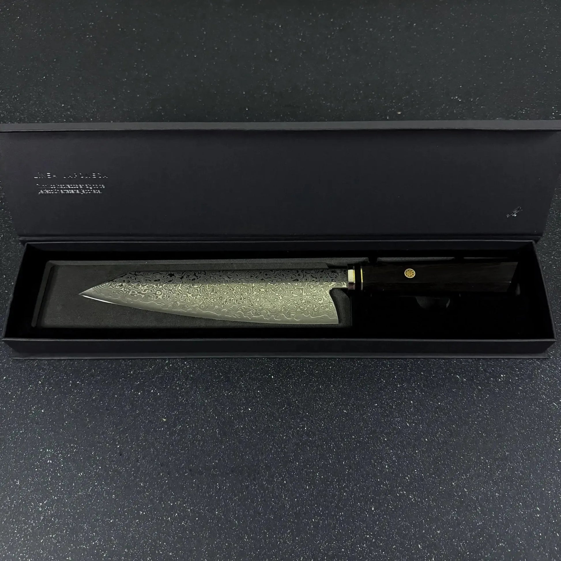 Cuchillo Kiritsuke de Cocina de Acero Damasco 34cm "Kiru" Rauka-Cuchillos