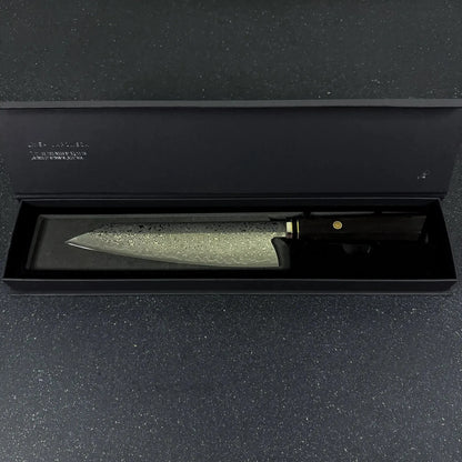 Cuchillo Kiritsuke de Cocina de Acero Damasco 34cm "Kiru" Rauka-Cuchillos