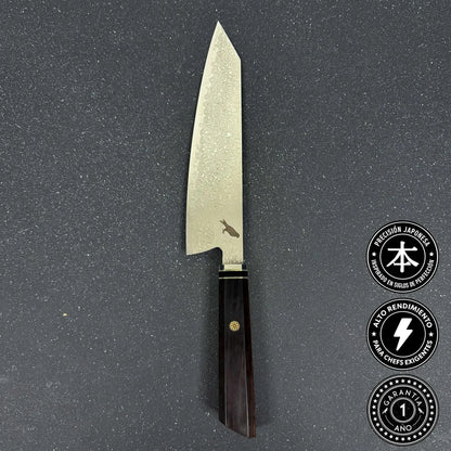 Cuchillo Kiritsuke de Cocina de Acero Damasco 34cm "Kiru" Rauka-Cuchillos
