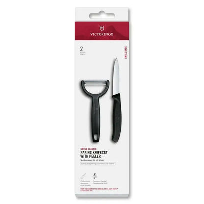 Cuchillo mondador Swiss Classic con pelador Y 2 pzs Victorinox-Cuchillos