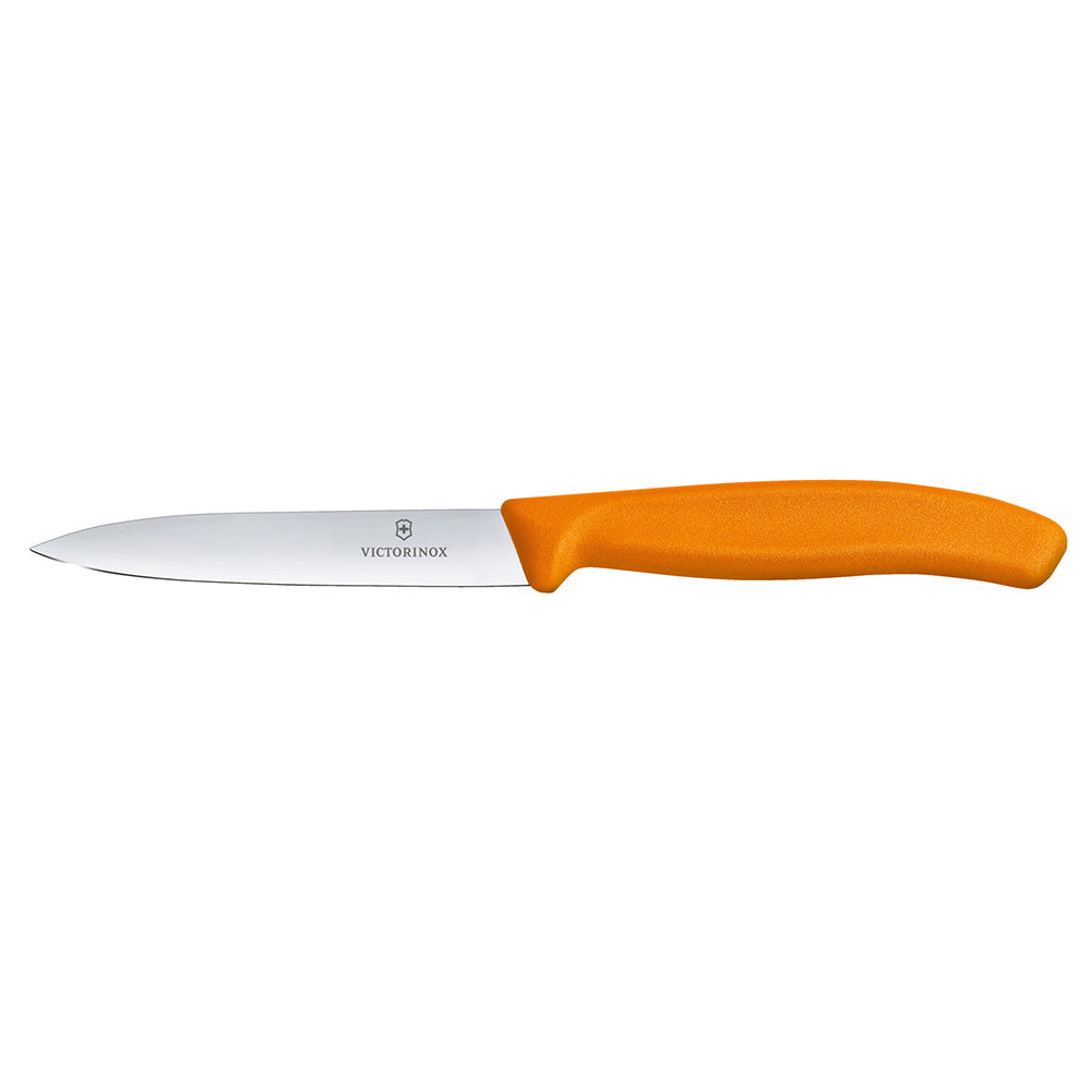 Cuchillo Mondador Swiss Classic Hoja 10 Cm Victorinox4#Naranjo