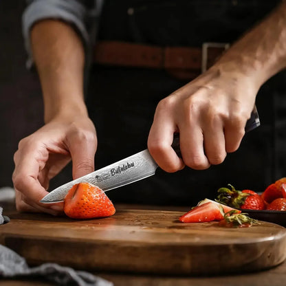 Cuchillo Multiuso 13cm Butalebu Acero Damasco VG-102#undefined