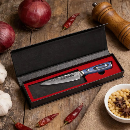 Cuchillo Multiuso 13cm Butalebu Acero Damasco VG-103#undefined