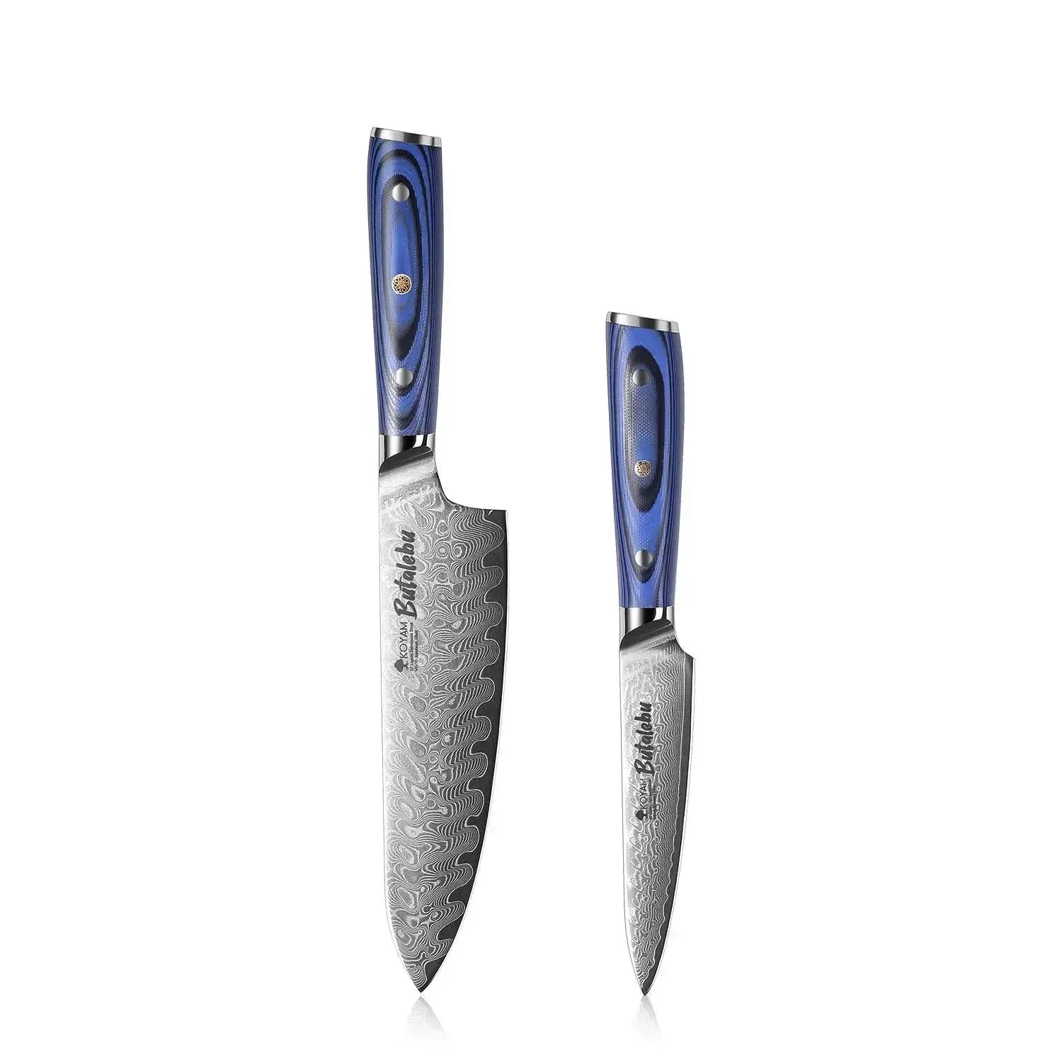 Cuchillo Multiuso 13cm Butalebu Acero Damasco VG-104#undefined