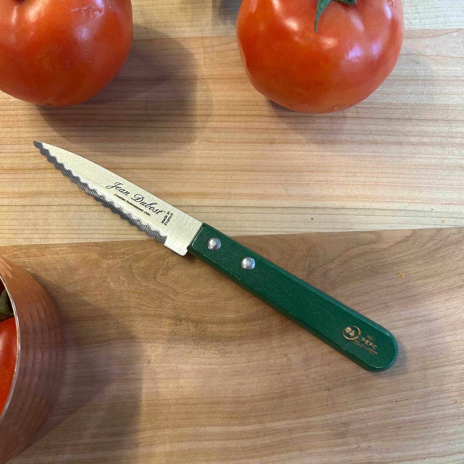Cuchillo Multiuso Sierra Laguiole Jean Dubost1#Verde