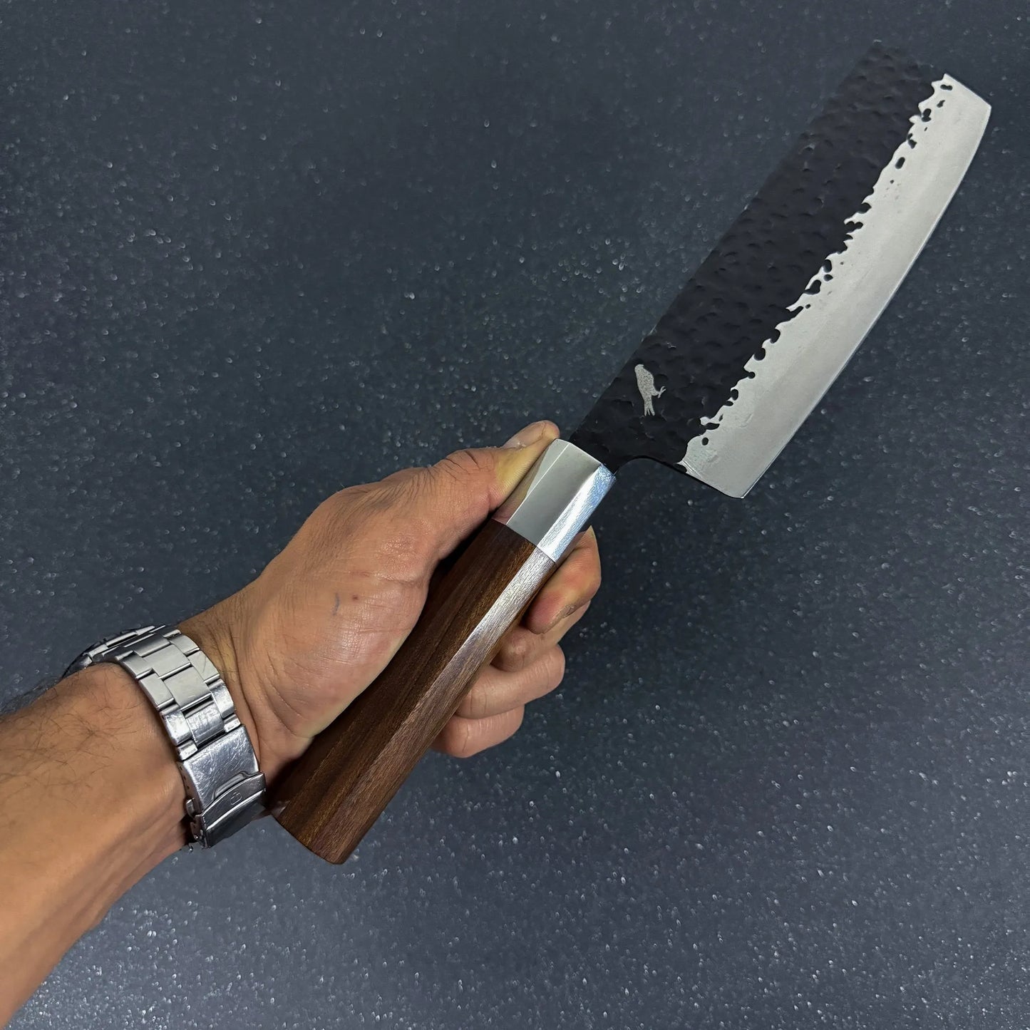Cuchillo Nakiri de Cocina de Acero Inoxidable 32cm "Ruki" Rauka-Cuchillos