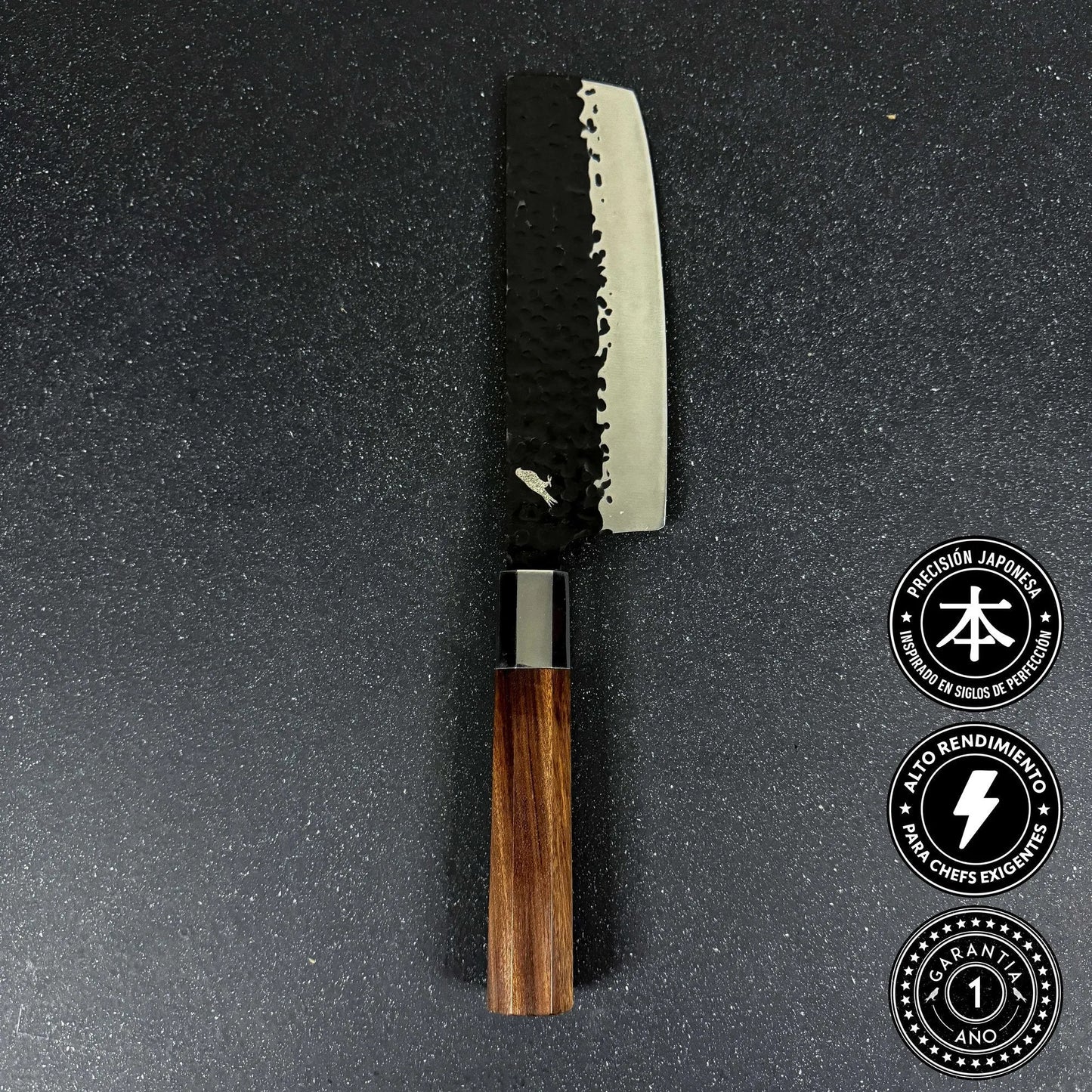 Cuchillo Nakiri de Cocina de Acero Inoxidable 32cm "Ruki" Rauka-Cuchillos