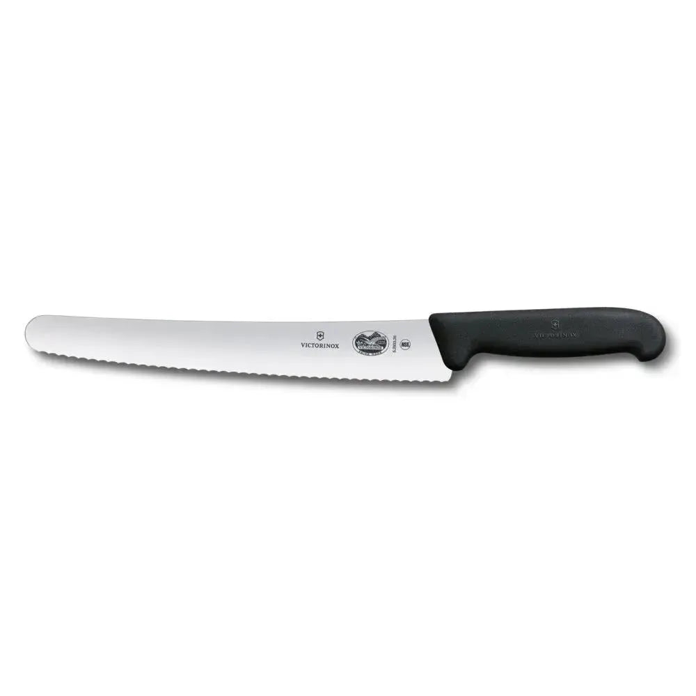 Cuchillo pan y pastelería fibrox 26 cm negro-Cuchillos