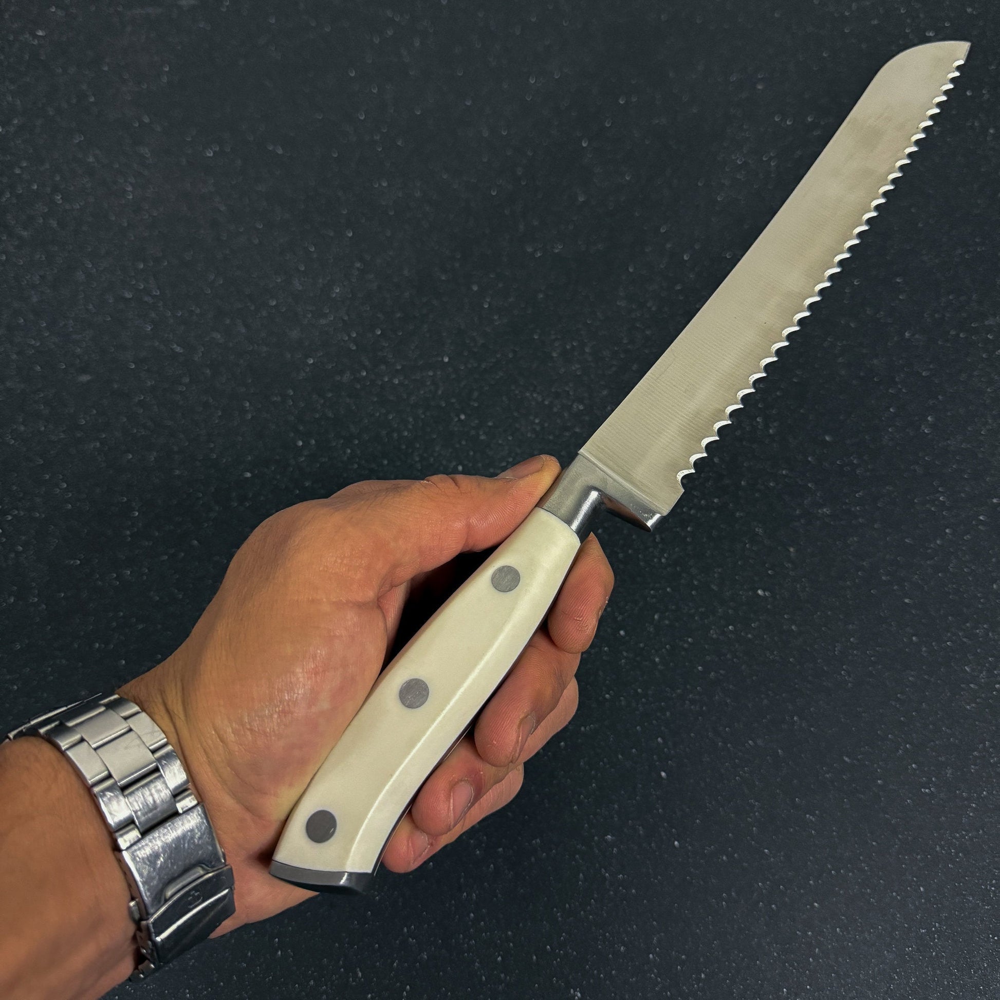 Cuchillo Panero de Acero Inoxidable 32cm "Leonera"-Cuchillos