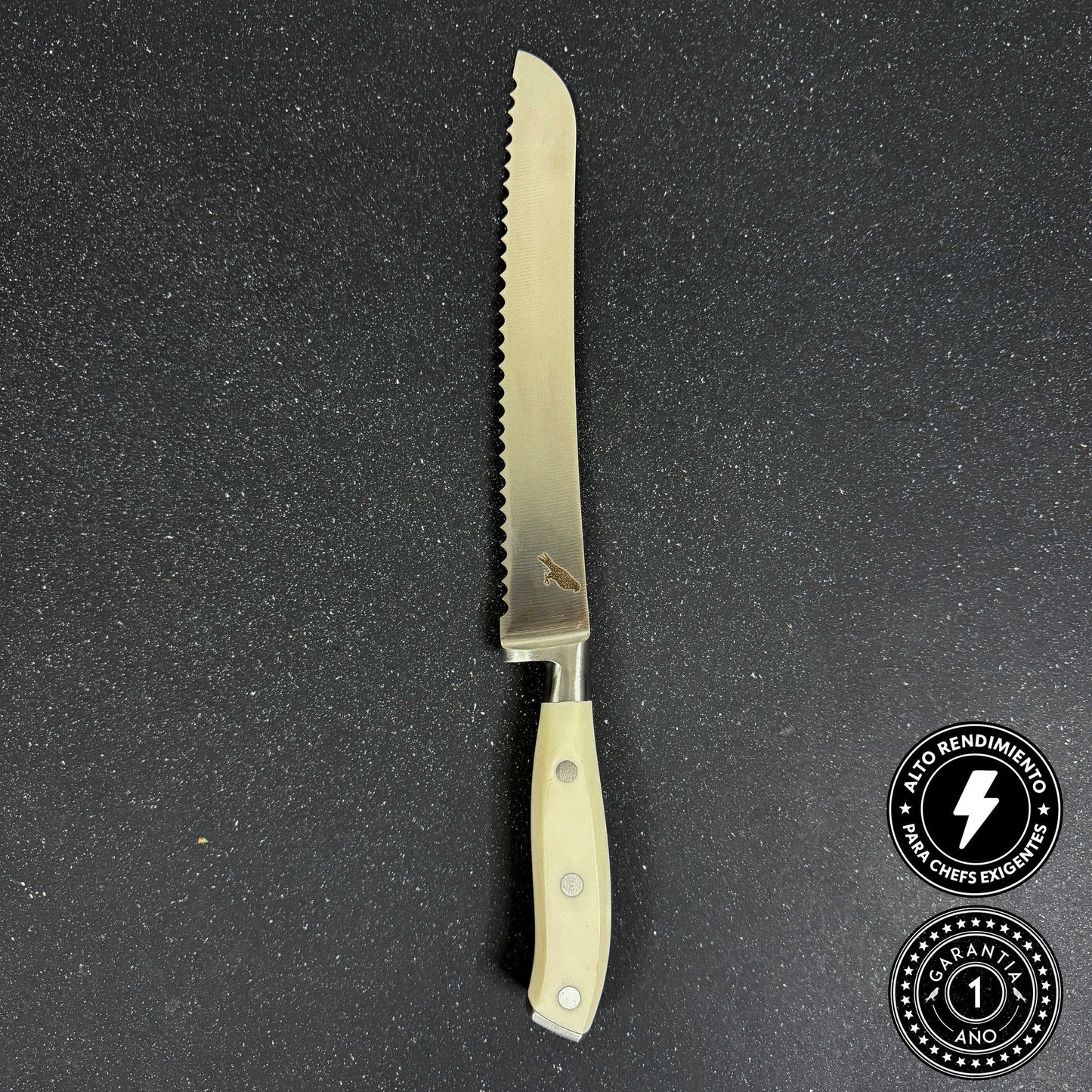 Cuchillo Panero de Acero Inoxidable 32cm "Leonera"-Cuchillos
