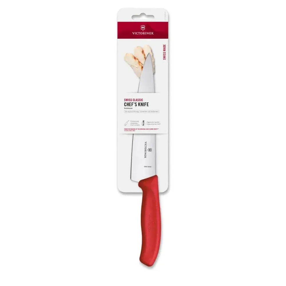 Cuchillo para chef swiss classic 19 cm rojo-Cuchillos