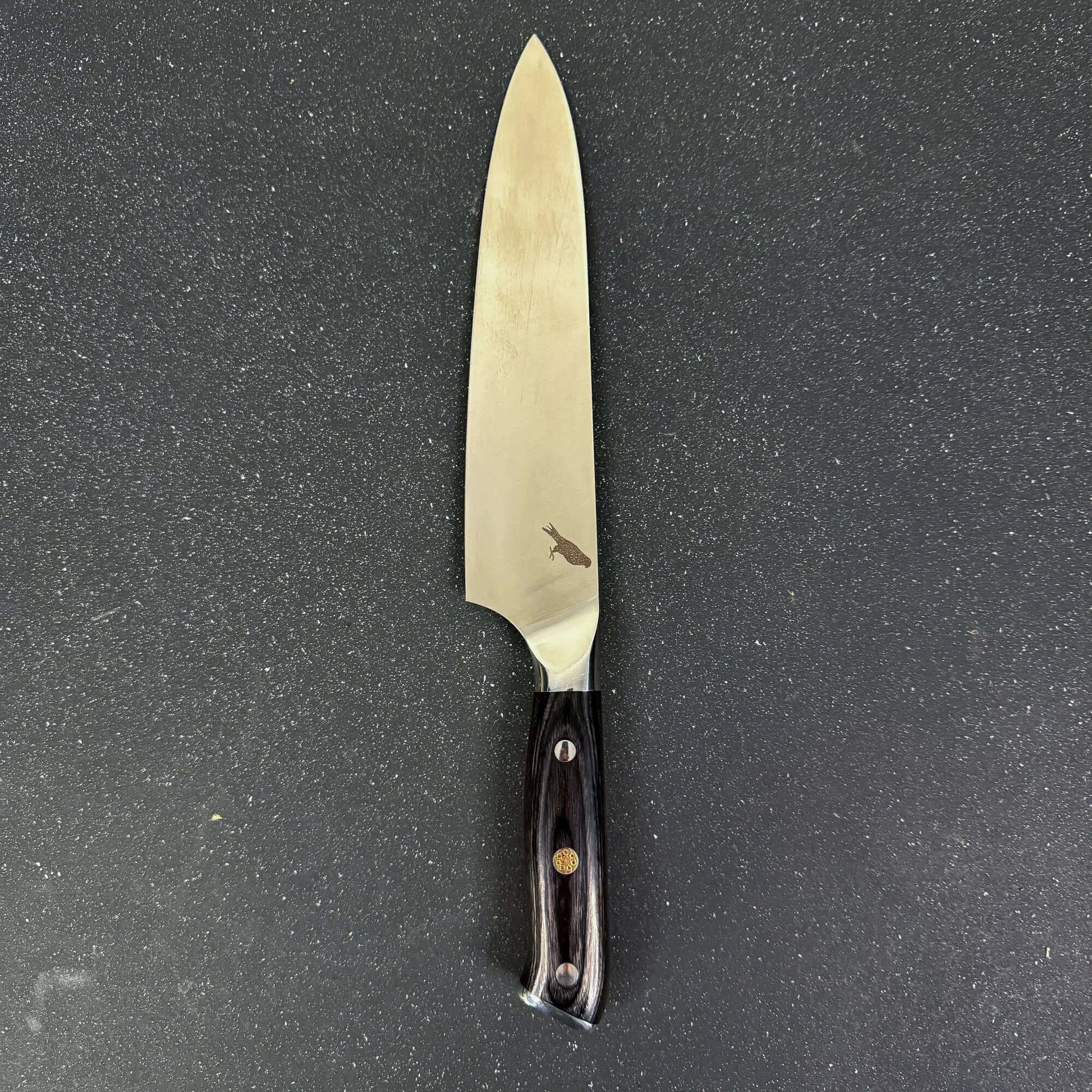 Cuchillo Parrillero de Acero Inoxidable 33,5cm "Lascar-Rauka"-Cuchillos