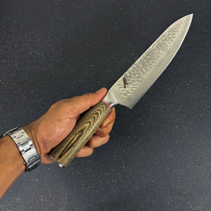 Cuchillo Parrillero de Acero Inoxidable 33cm "Huemul" Rauka-Cuchillos