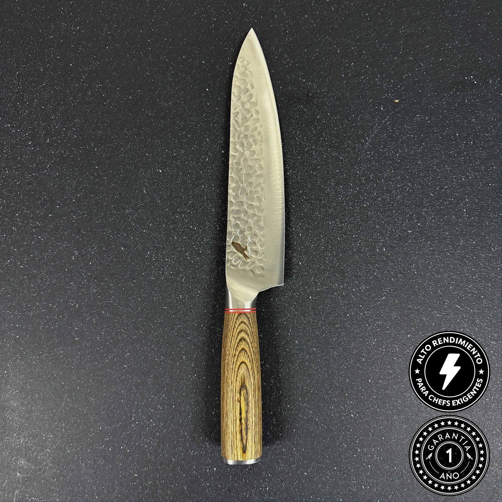 Cuchillo Parrillero de Acero Inoxidable 33cm "Huemul" Rauka-Cuchillos