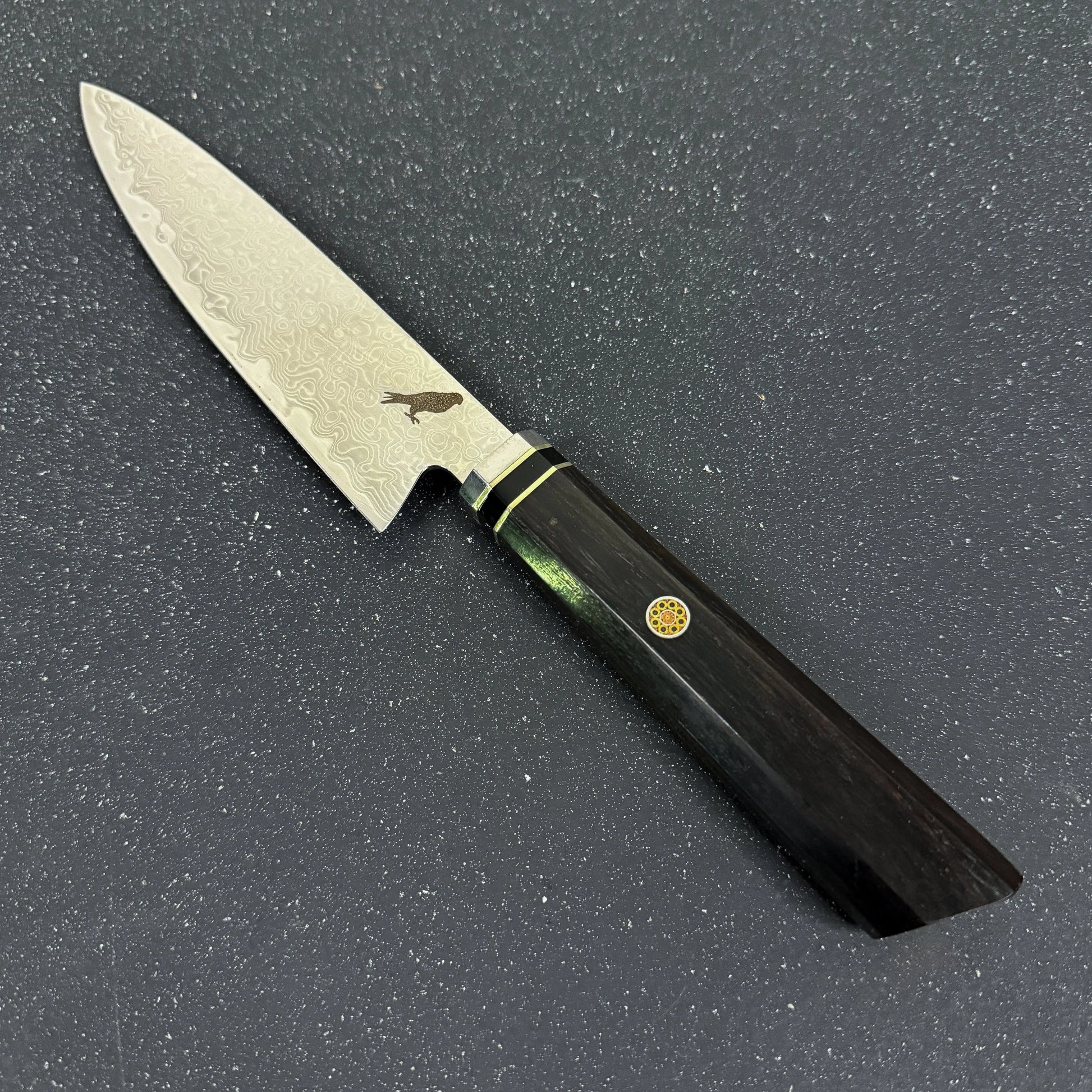 Cuchillo Puntilla Damasco 27cm "Iwa"-Cuchillos