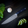 Cuchillo Ralún 8'' Damasco BlackHand1#Azul