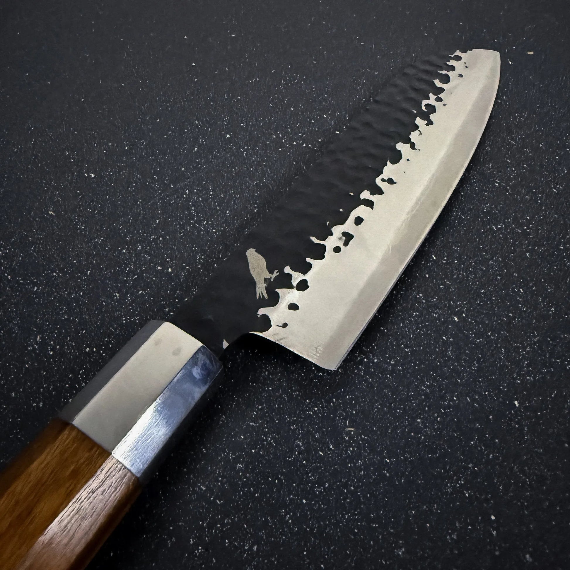 Cuchillo Santoku de Cocina de Acero Inoxidable 32cm "Hika" Rauka-Cuchillos
