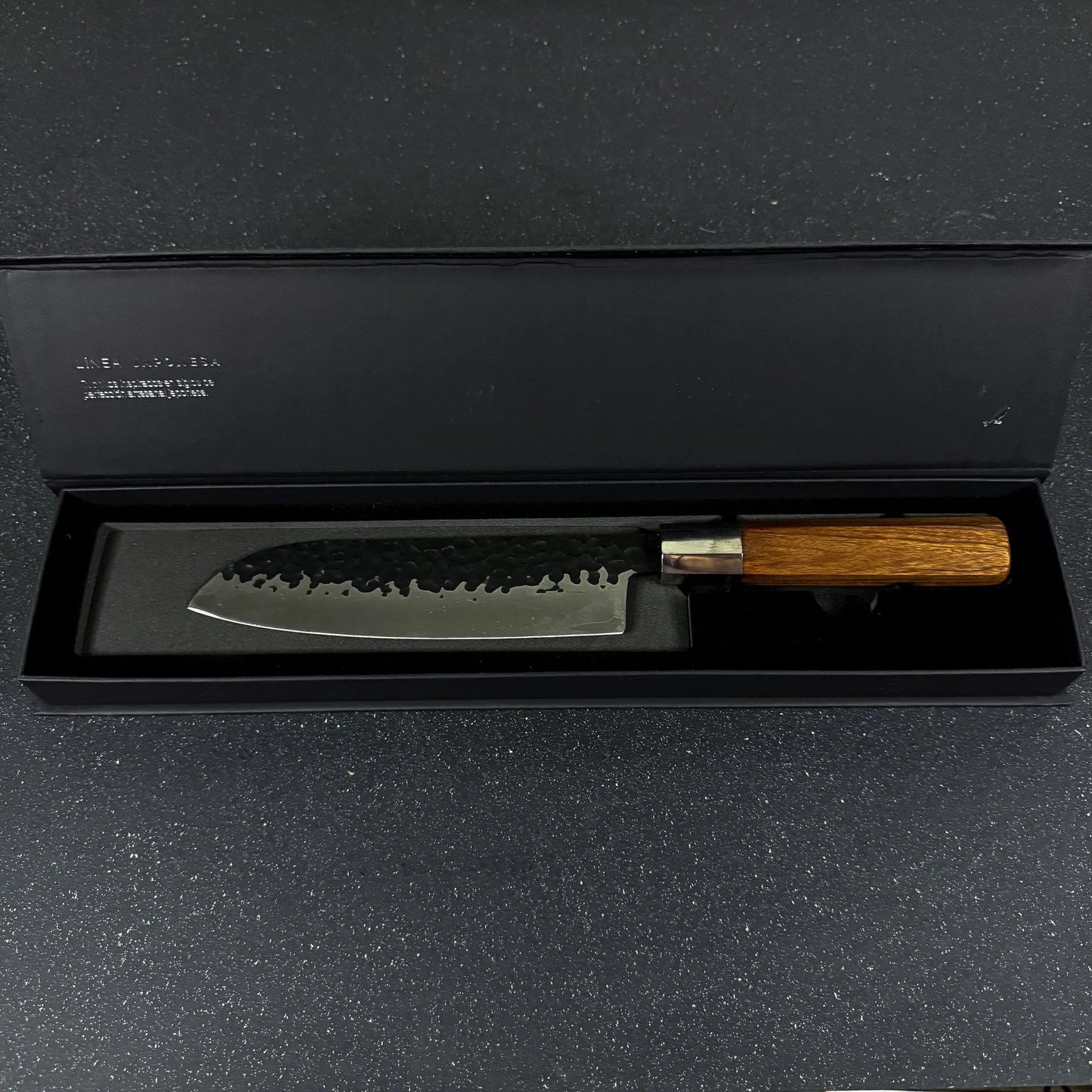 Cuchillo Santoku de Cocina de Acero Inoxidable 32cm "Hika" Rauka-Cuchillos