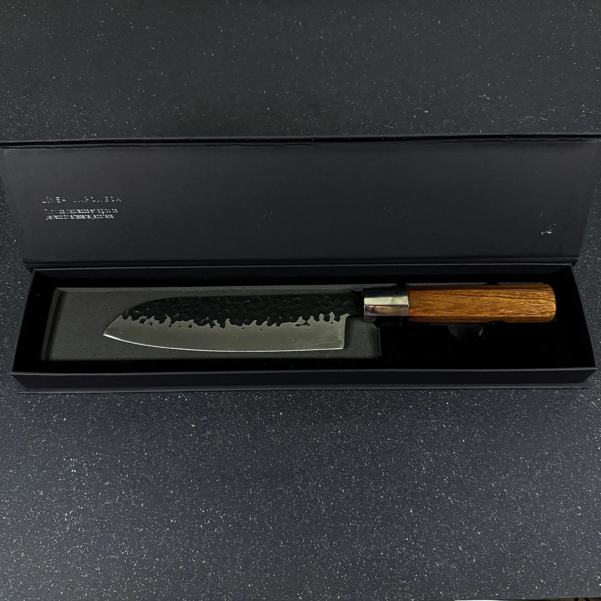 Cuchillo Santoku de Cocina de Acero Inoxidable 32cm "Hika" Rauka-Cuchillos