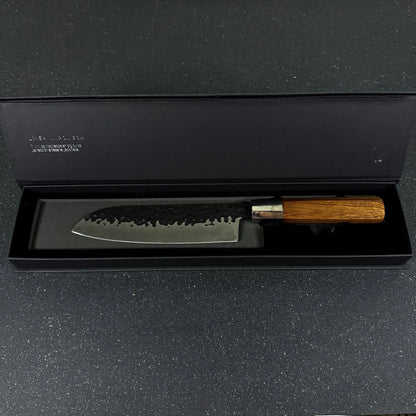 Cuchillo Santoku de Cocina de Acero Inoxidable 32cm "Hika" Rauka-Cuchillos