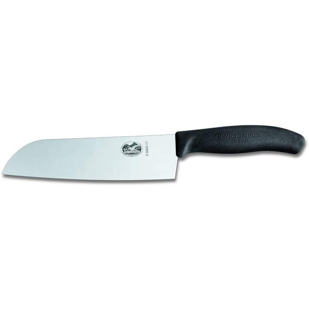 Cuchillo Santoku Swiss Classic Blister Hoja 17 Cm Victorinox1#Negro