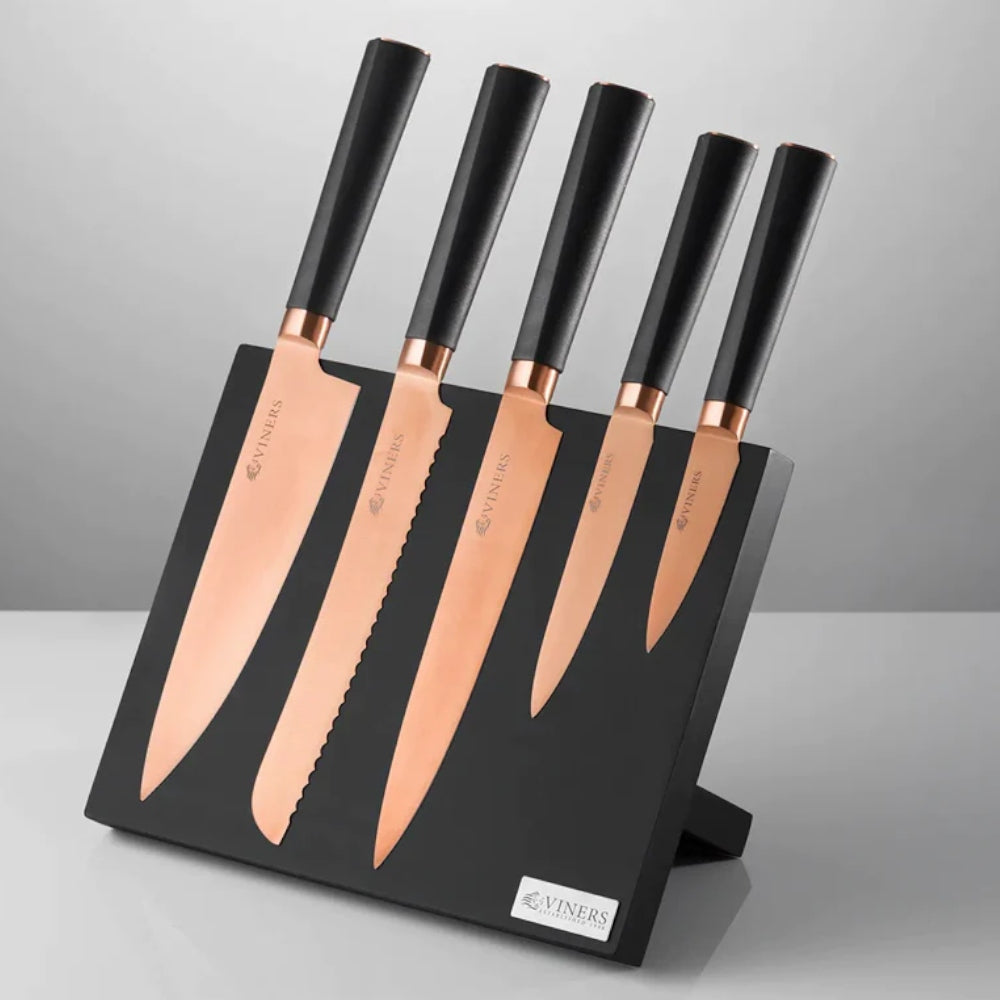 Taco Cuchillos Titan Copper Bloque Magnético 6 Pzs2#Cobre