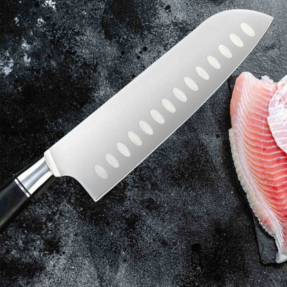 Cuchillo Santoku 18 Cm Acero 1.4116 Koyam2#undefined
