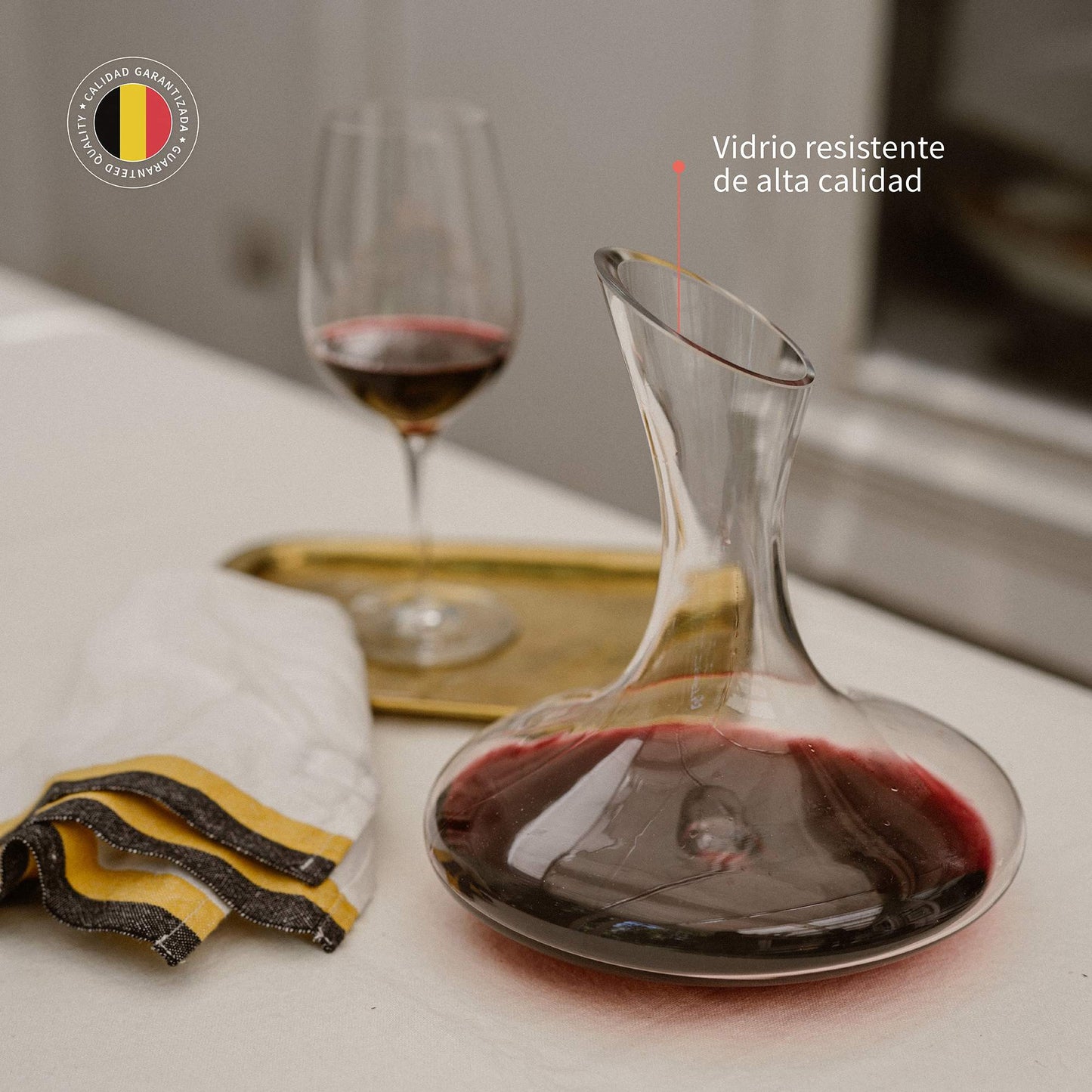 Decantador Aireador Vino Rouge 1500ml Simplit2#Sin color