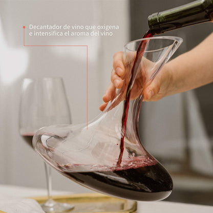 Decantador Aireador Vino Rouge 1500ml Simplit4#Sin color