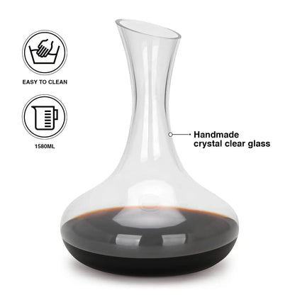 Decantador de Vidrio para Vino 1580 ml Fissman2#undefined