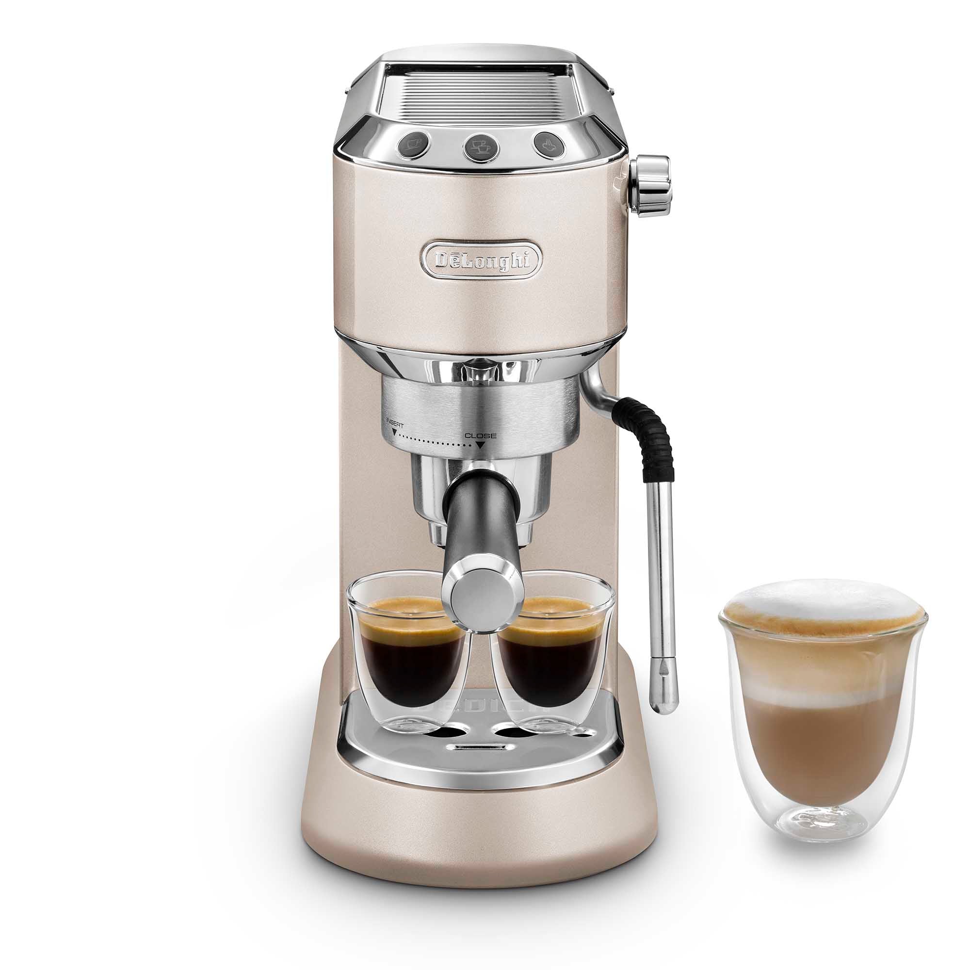 DeLonghi DEDICA Arte エスプレッソマシン Cafetera Espresso Dedica Arte Gold Delonghi – Kitchen Center