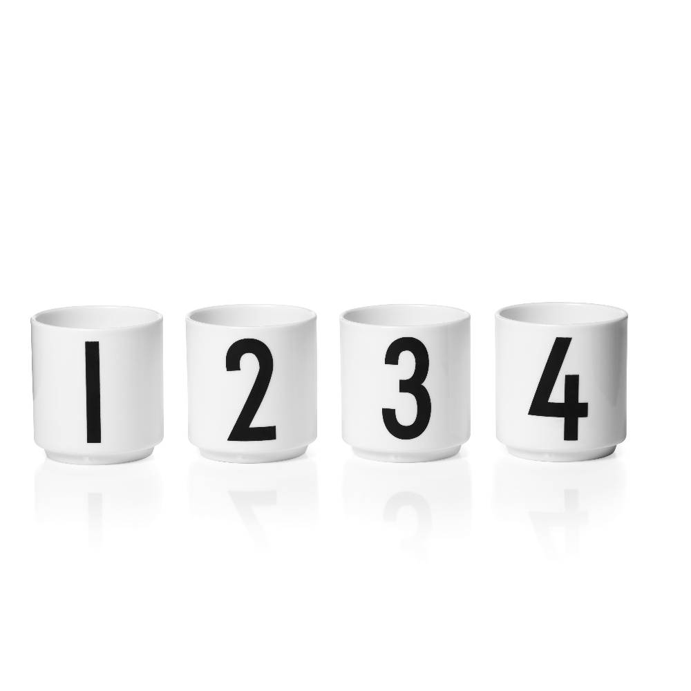 Juego de Tazas de Espresso Design Letters3#Blanco