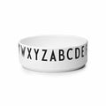 Bowl de Porcelana - 17 cm - Design Letters1#Blanco