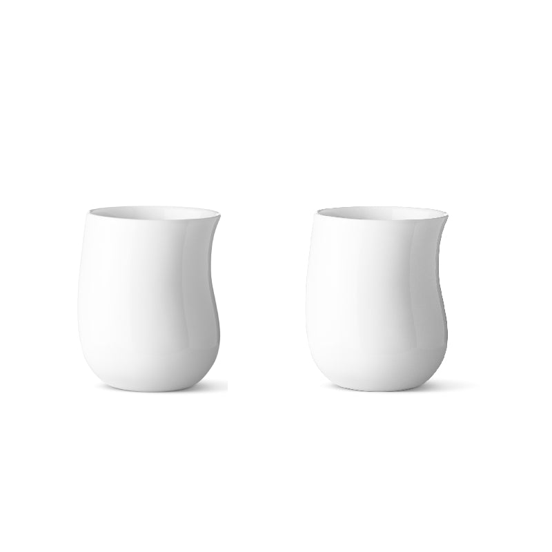 Set Vasos de Porcelana COBRA Georg Jensen3#Blanco