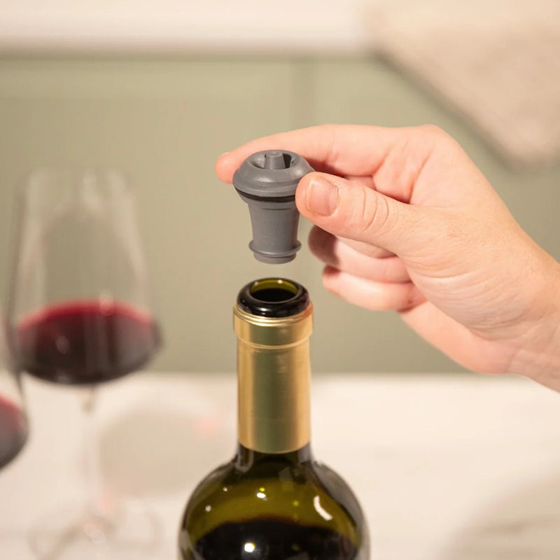 Descorchador Eléctrico Negro Vacuvin-Accesorios para Vinos