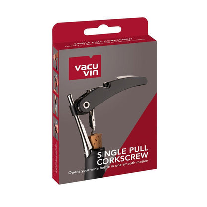Descorchador Single Pull Vacuvin3#Negro