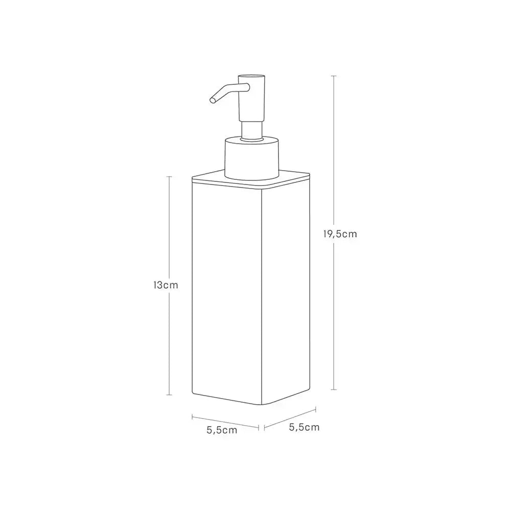 Dispensador Jabón Pared Yamazaki3#Blanco