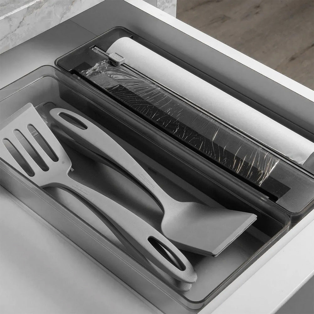 Dispensador Papel Alusa y Film Ou2#Negro