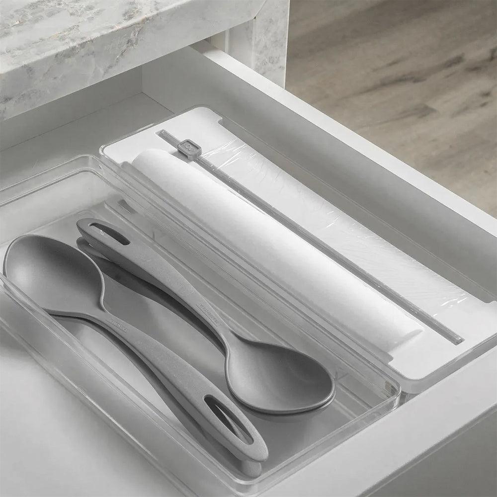 Dispensador Papel Alusa y Film Ou3#Negro