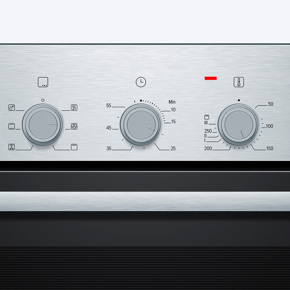 Horno 60 3D Hotair Timer Mecánico HBF031BR0 Bosch4#Acero