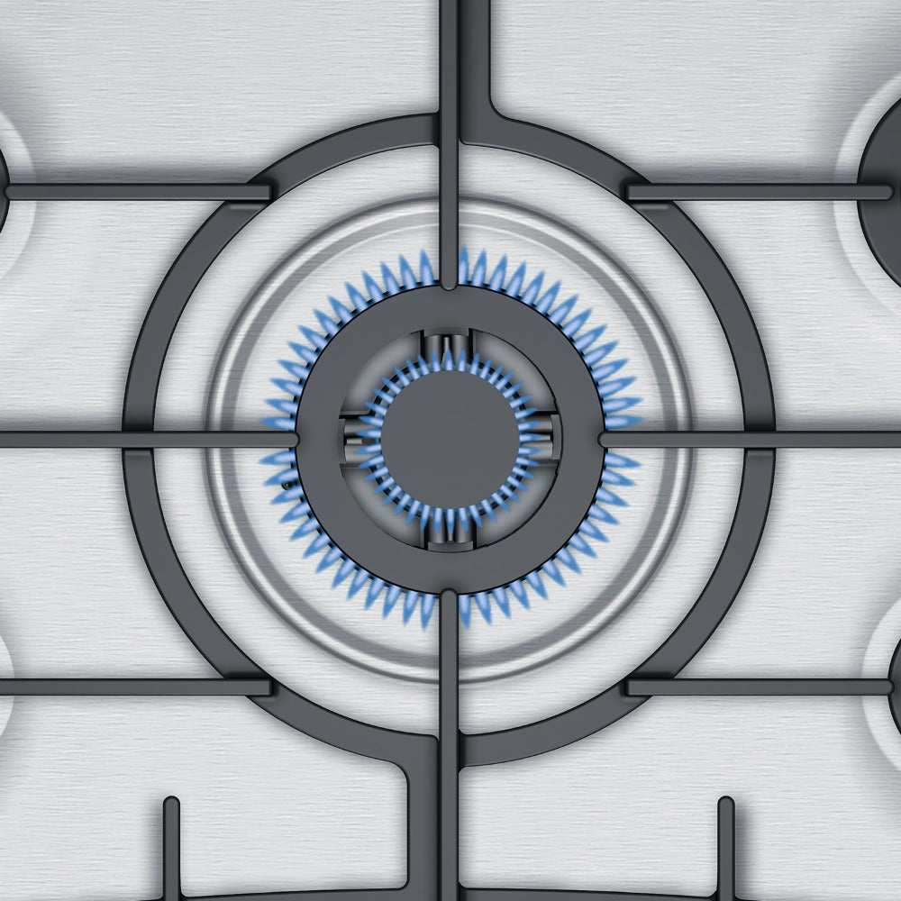 Encimera a Gas PGQ7G5B90 5 Quemadores 70 cm Bosch5#Acero