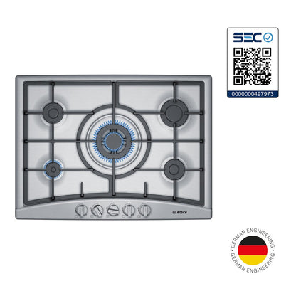 Encimera a Gas PGQ7G5B90 5 Quemadores 70 cm Bosch3#Acero